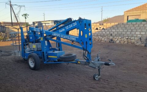 Cherry Picker - Have to use one of these to mount the Solar Panels, Ruckus Radios and control boxes on the 9m poles.